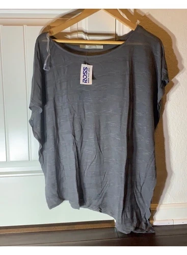 Gibson gray top one small color gray Asymmetric