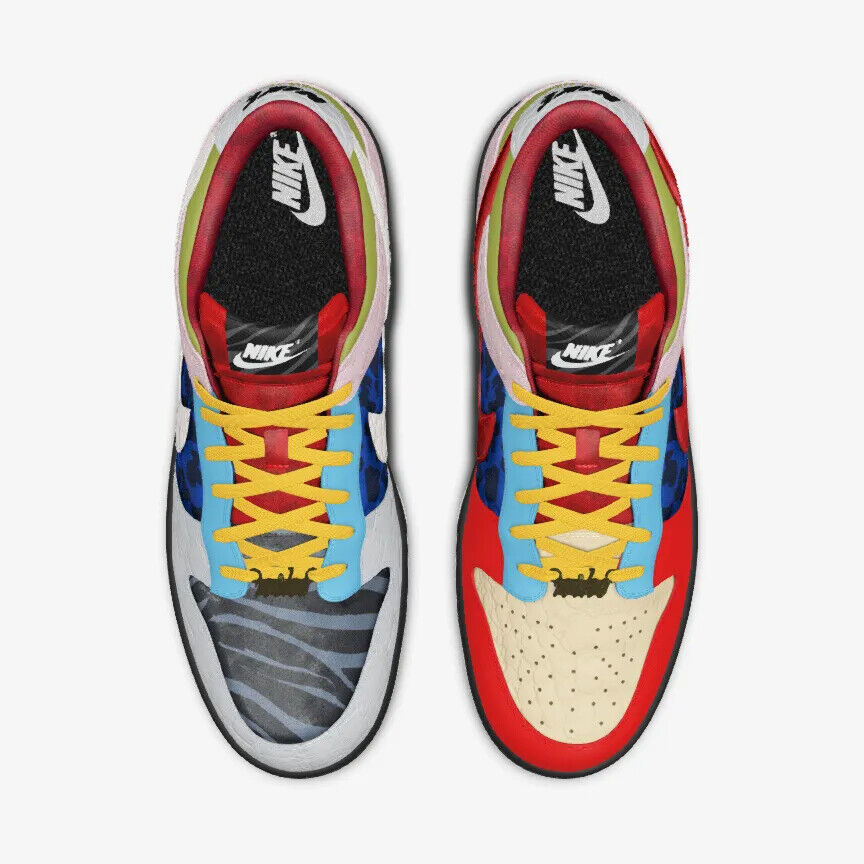 Nike Dunk Low 'What The' SK Inspired Leather Suede Nike ID Nike Dunk Low 'What The' SK Inspired Leather Suede Nike ID