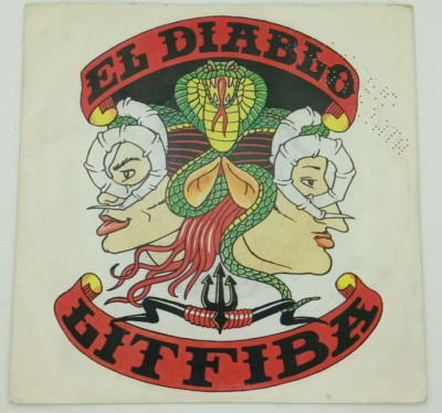 Selten! LITFIBA - EL DIABLO 7'' ORIGINAL PROMO CHAMPION 1990 CGD 9031 72779-7