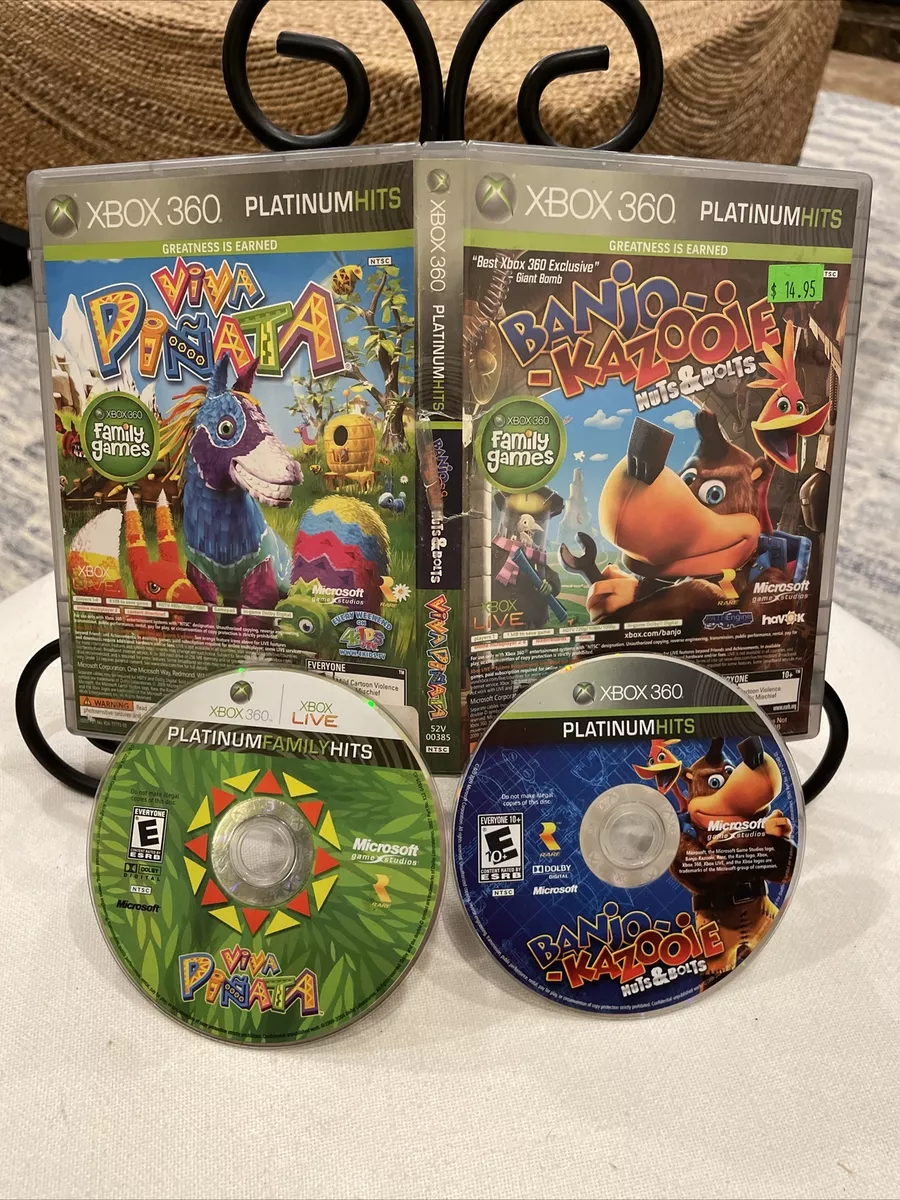 Banjo-Kazooie: Nuts & Bolts / Viva Pinata (Xbox 360) Complete w/ Manual CIB