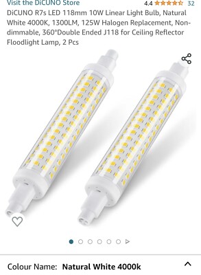 Dicuno R7S LED Leuchtmittel 2er Pack