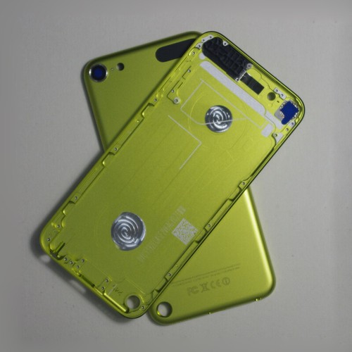 For iPod Touch 5th White Grey Red Pink Blue Yellow original back cover rear case - Picture 7 of 13