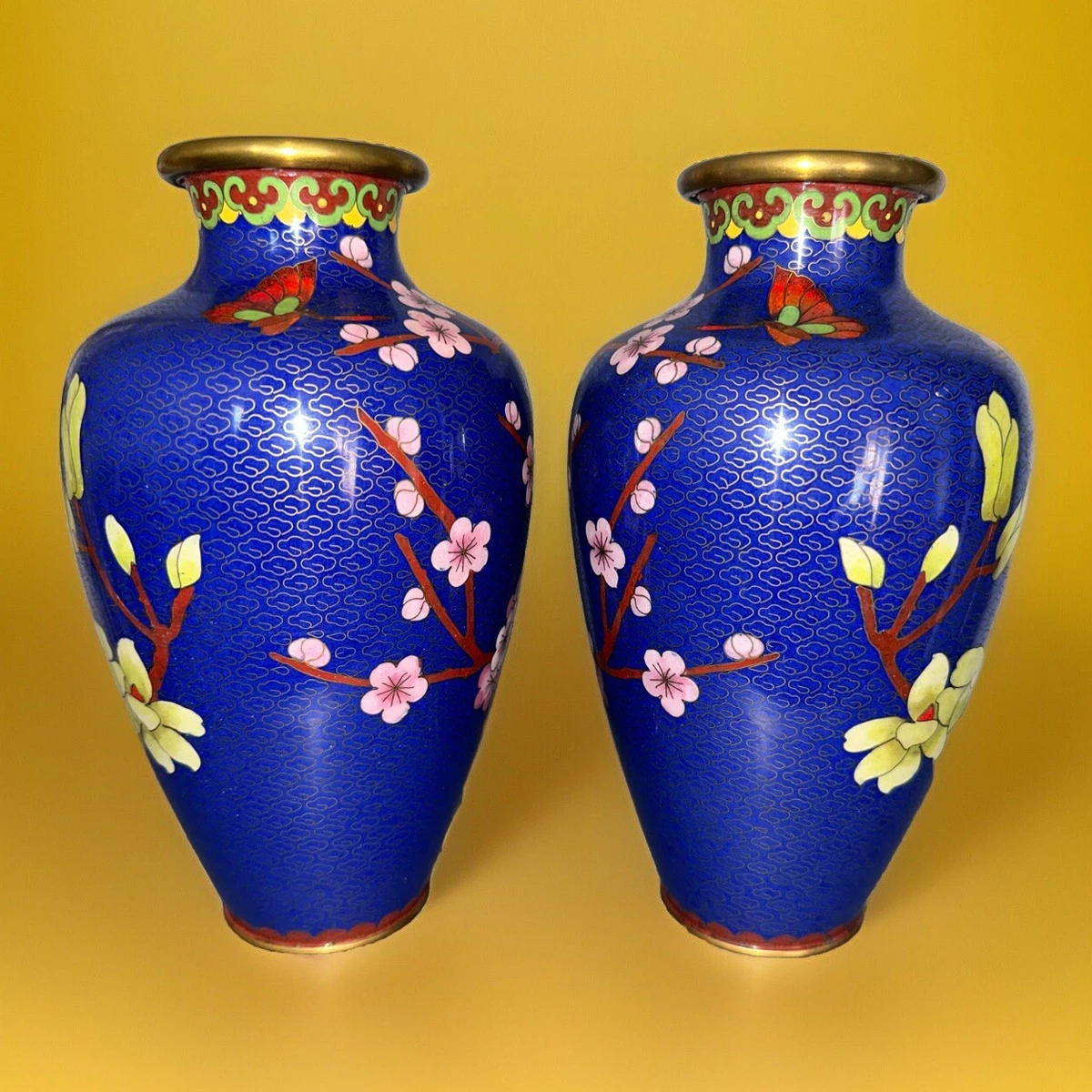 蓝色1940 年后中国古董花瓶| eBay