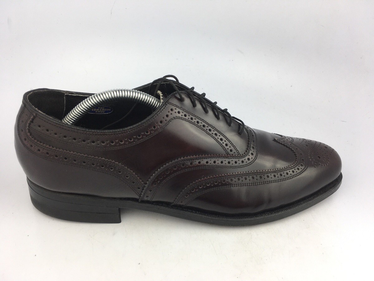 Florsheim 30353 Burgundy Leather Wingtip Oxford Sz 10.5 C  display picture 2