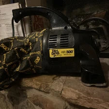 Dirt Devil Royal 500 Corded Hand Vacuum Cleaner Black Yellow Vintage Tested Work