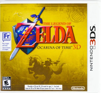 The Legend of Zelda: Ocarina of Time 3D (Nintendo 3DS, 2011) - CIB - 25th
