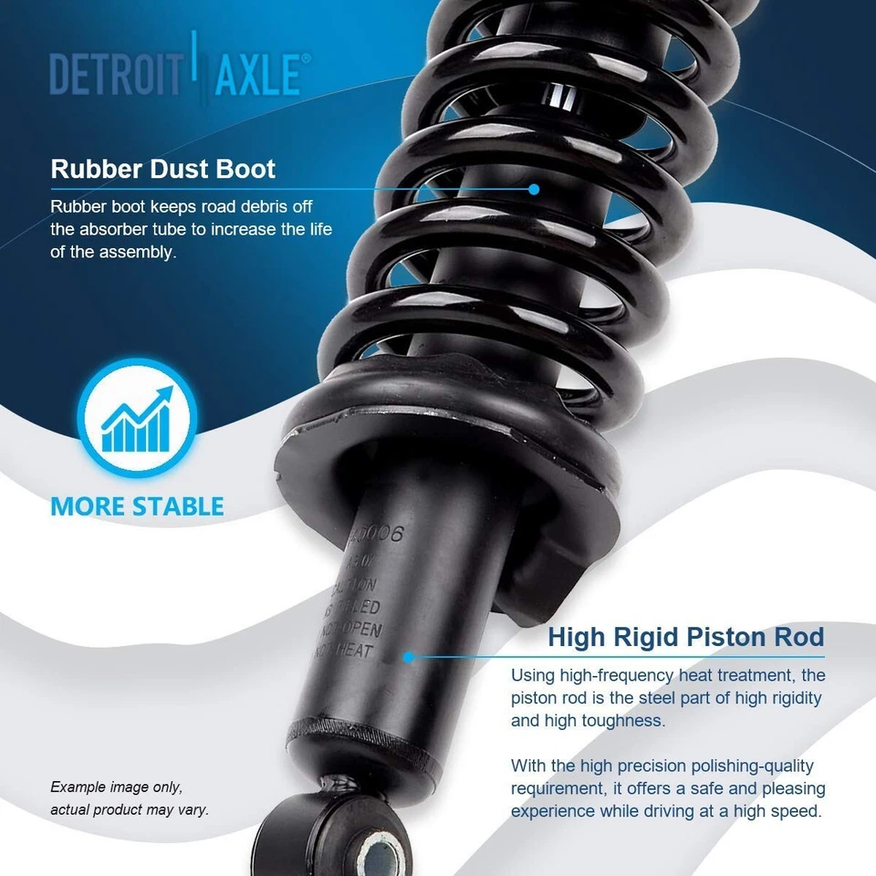 Front Coil Spring Struts + Rear Shock Absorbers for 2005-2012 Nissan Pathfinder - Image 4 of 4