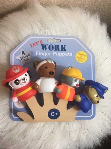 Magic Years Lets Work Finger Puppets Essential Workers 4-Piece Set 0+Years - Picture 4 of 6