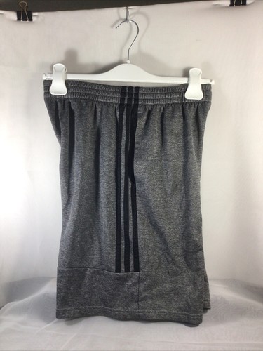 Adidas Shorts Size XL (18/20) Gray & Black Side Stripes - Picture 4 of 4