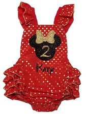 2º CUMPLEAÑOS MINNIE MAMELUCO - MAMELUCO ROJO - MAMELUCO PERSONALIZADO - Cake Smash