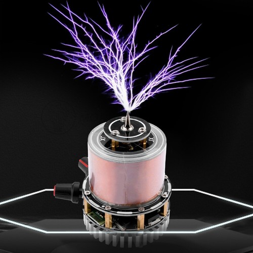 Mini Plasma Music Tesla Coil Arc Generator Artificial Lightning Bluetooth DC48V - Picture 4 of 23