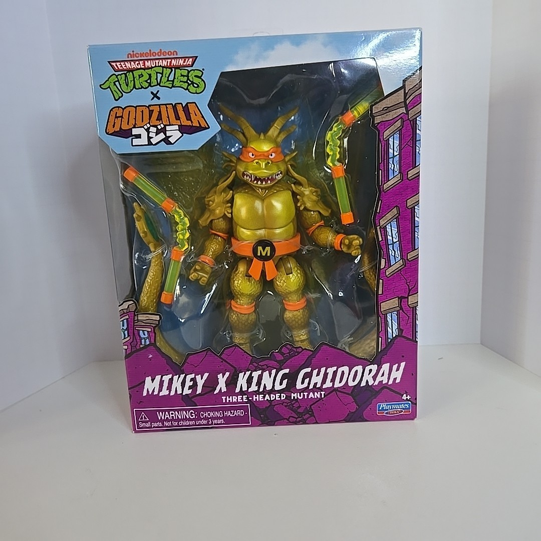 Teenage Mutant Ninja Turtles X Godzilla Mikey X King Ghidorah
