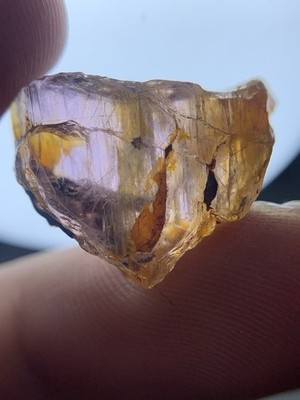 24.60 Crts Extremely Rare Tabular & Transparent Pink Diaspore Crystal @afg
