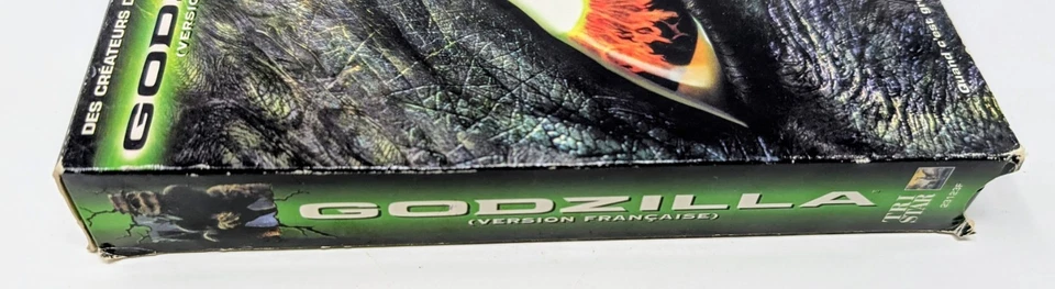 Godzilla VHS (1998) - NTSC - French - VG (Tested) - Image 2 of 4