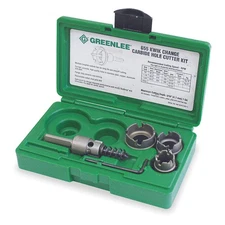 GREENLEE 655 Hole Saw Kit,Saw Range 7/8" to 1-3/8" 1ANZ1