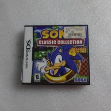 Sonic Classic Collection Nintendo DS, 2009 Case Manual ONLY NO GAME OEM