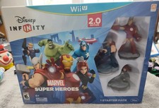 Disney Infinity: Marvel Super Heroes 2.0 Wii U Game Starter Pack Set New