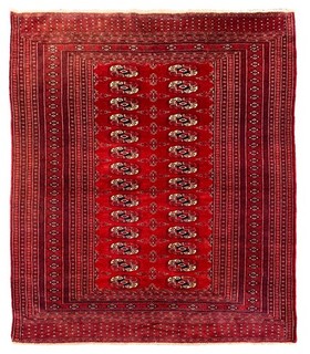 Amazing Hand knotted Vintage Pakistani Bokhara Jhaldar Wool Area Rug 6 x 4 Ft