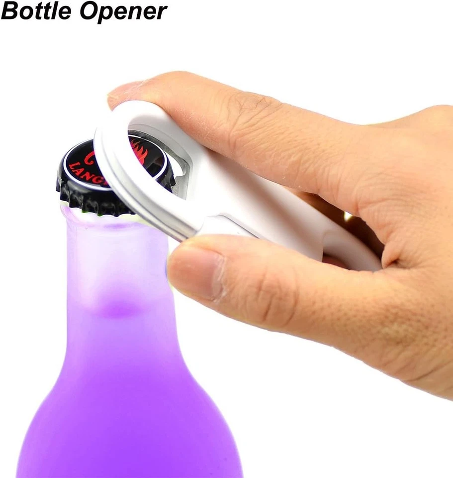 Charging Cable Keychain – Bottle Opener & USB Cord (White) - Image 4 of 4