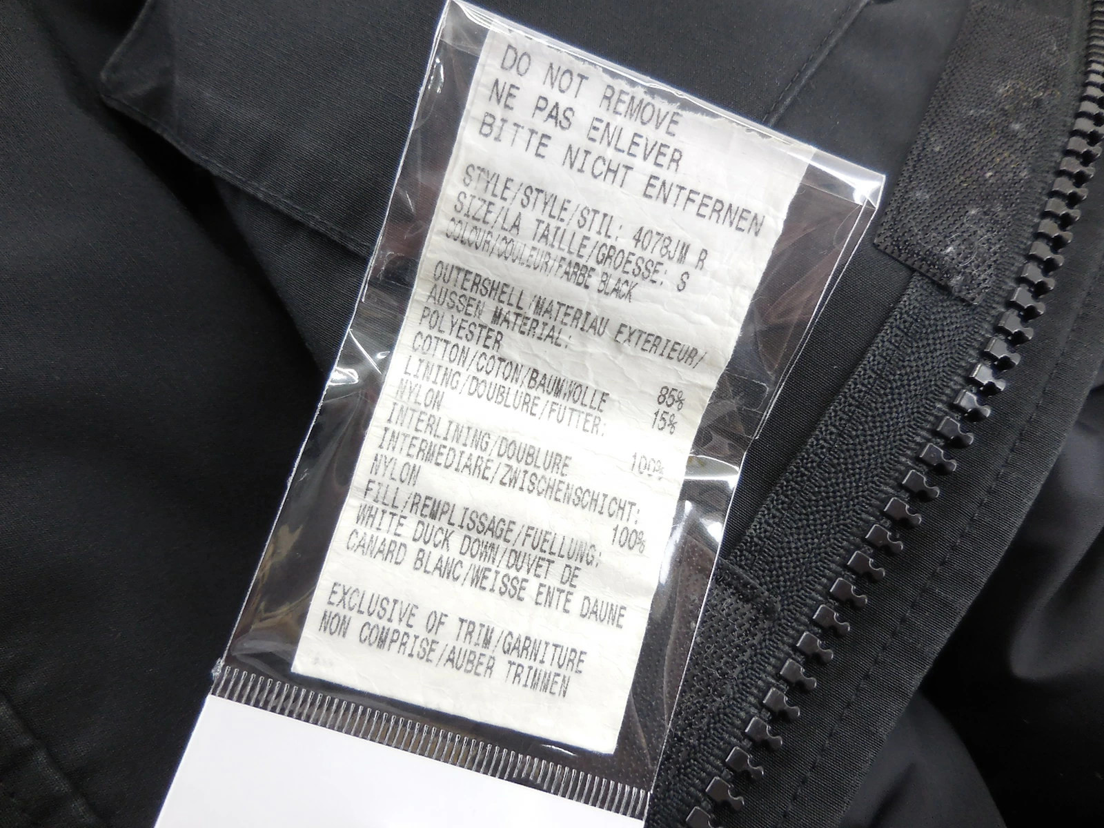 CANADA GOOSE KAMLOOPS DOWN JACKET size:S Canada Goose Kamloops Down Jacket Outer thumbnail 9