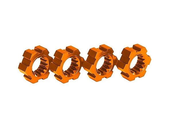 Traxxas X-Maxx, Xrt Radmitnehmer Aluminium Orange (4) / TRX7756-ORNG-image