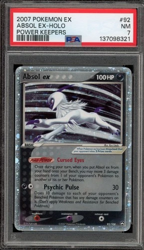 Pokemon Absol ex EX Power Keepers Holo Ultra Rare #92 PSA 7