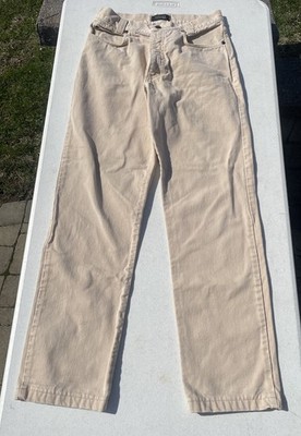 Versace V2 Classic Jeans Ivory Cream Off White Denim Pants Mens 31