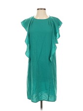 BCBGMAXAZRIA Women Green Casual Dress XS