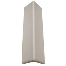 PAWLING CG-10R-4-210 Corner Guard, Textured, Silver Gray, 90 Deg., 3"W X 48"H