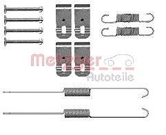 Metzger ZubehöRsatz, Bremsbacken Hinterachse U.A. FüR Isuzu, Mitsubishi-image