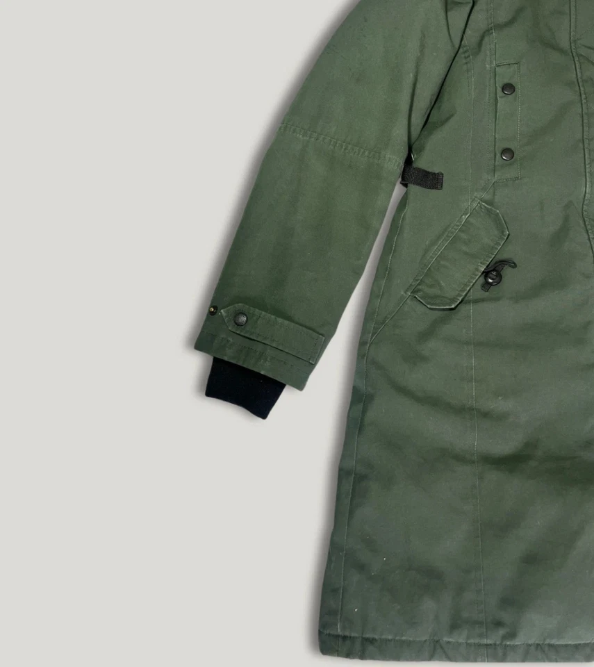 Parka Canada Goose Kensington verde militar talla M abrigo de invierno para mujer de plumón Foto 4 de 4