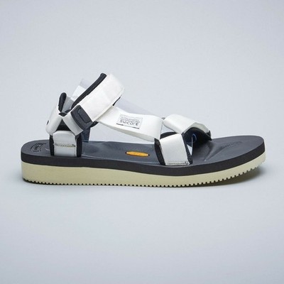 SUICOKE DEPA-V2 OG-022V2 White Vibram Slides Sandals Slippers