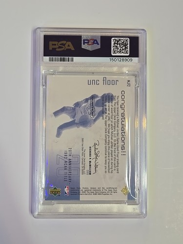 2001 Upper Deck Ovation Michael Jordan MJ UNC Memorabilia #MJF2 PSA Authentic - Photo 5/8