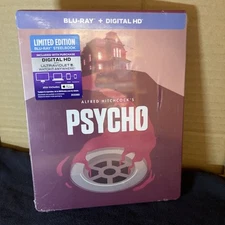 Psycho (Blu-ray Disc, 2014, Limited Edition Includes Digital Copy UltraViolet...