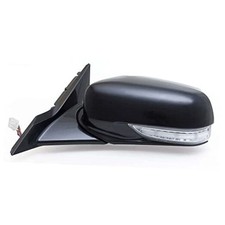 - 63584H Driver Side Mirror for Acura TL, Black PTM, Passenger Side RH 