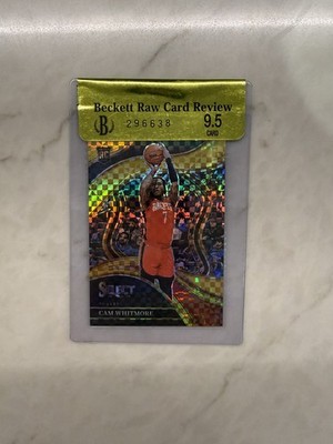 2023-24 Panini Select Cam Whitmore Courtside Gold  Prizm /10 RC 
