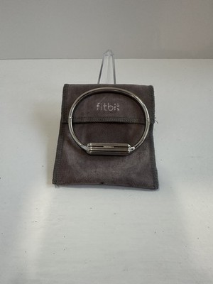 Genuine Fitbit Flex 2 Metal Bangle Bracelet Band - Silver Tone - Size: Small