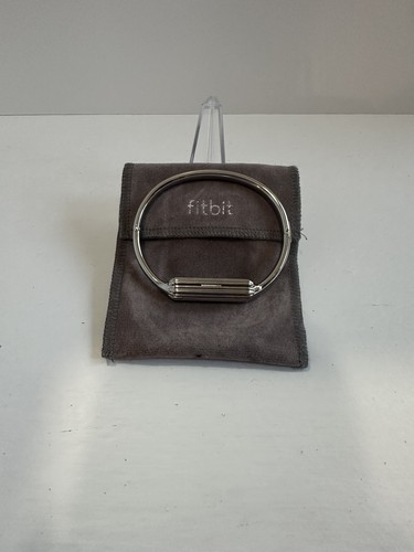 Genuine Fitbit Flex 2 Metal Bangle Bracelet Band - Silver Tone - Size: Small