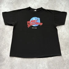 Vintage Planet Hollywood Shirt Mens XL New York Tourist Movie Graphic 90s USA