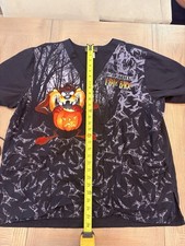 Looney Tunes Taz Tasmanian Devil Halloween Scrub top SZ XL  vet tech bite back