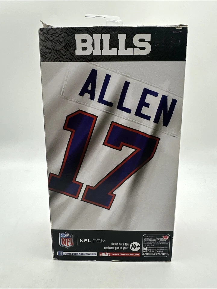 "Figura de Josh Allen Buffalo Bills Imports Dragon serie NFL 1 6""" Foto 3 de 4