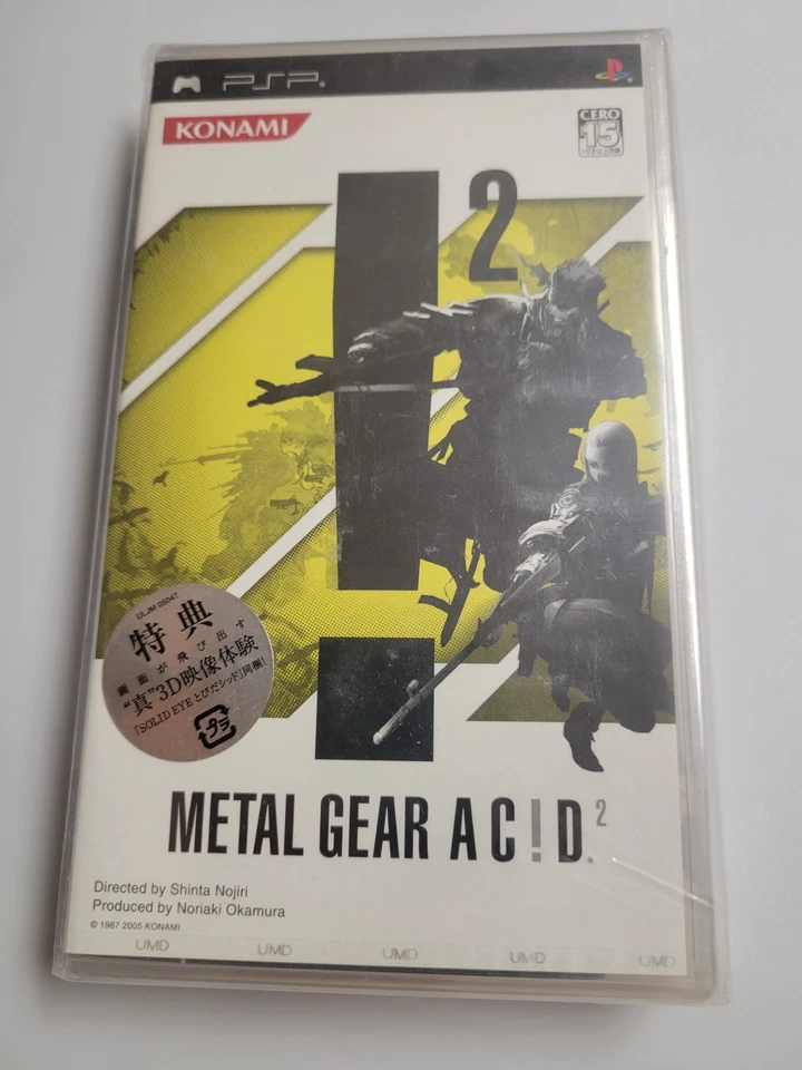 Metal Gear AC!D 2 + Solid Eye (2005) Brand New Factory Sealed Japan PSP Import - Image 2 of 4