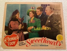 JEANETTE MACDONALD NELSON EDDY SWEETHEARTS LOBBY CARD FRANK MORGAN FLORENCE RICE