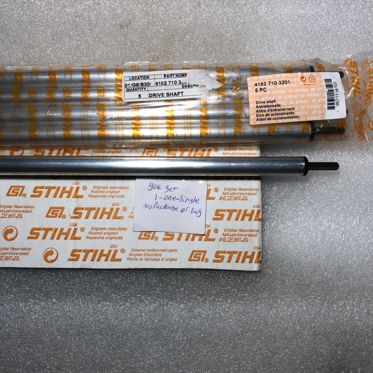 STIHL Drive Shaft HT130, HT131 4182 710 3201. NEW OEM *18