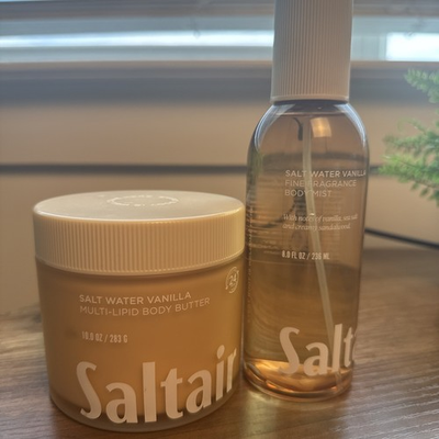 #ad Saltair Salt Water Vanilla 2 Piece Set Fine Fragrance Body Must and Body Butter $29.78