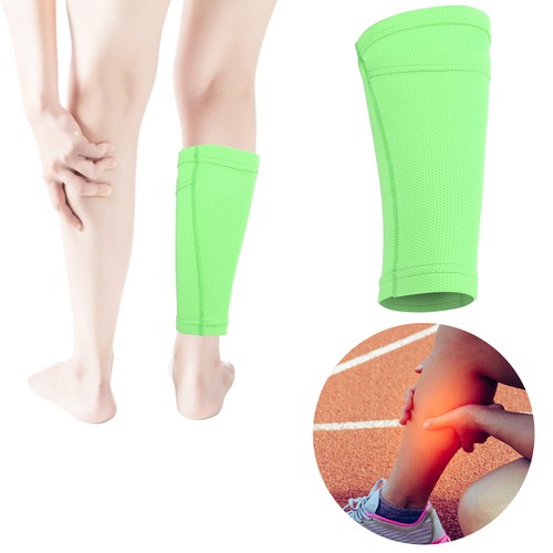 GreeN Adult L 1 Pair Soccer Shin Guard Socks Double Layer Shin Pad Sleeves DS - Picture 5 of 24