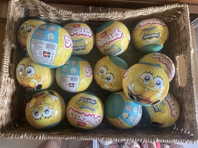 Lot Of 14 ZURU SNACKLES NICKELODEON SPONGEBOB SQUAREPANTS  (collectible Plush)