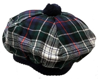 MacKenzie Dress Modern Scottish Tartan Tam Wool