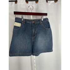 Walt Disney World Vintage High Waisted Denim Shorts Mickey Mouse Blue Womens 10