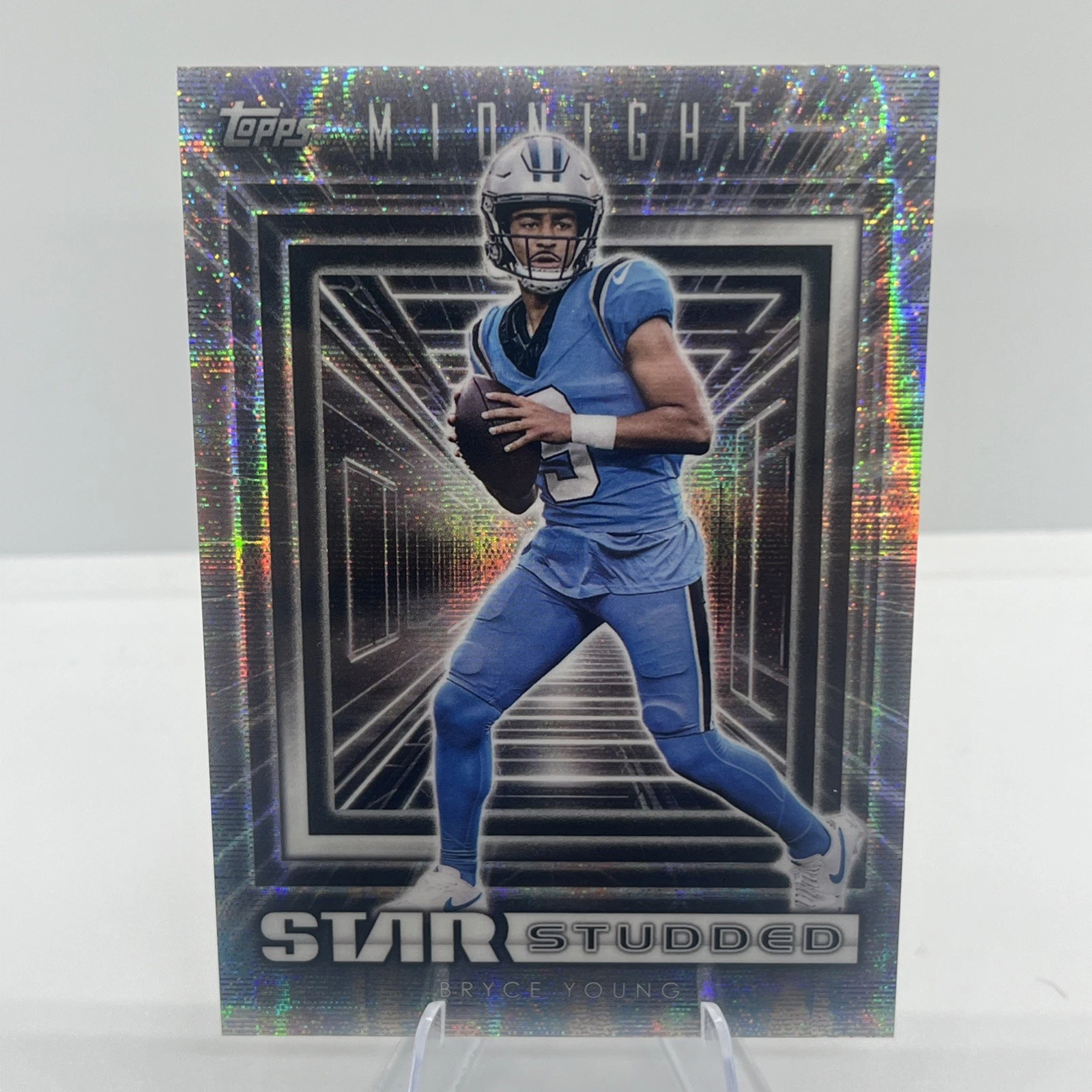 2024 Topps Midnight -Bryce Young Star Studded Winter Solstice -Carolina Panthers